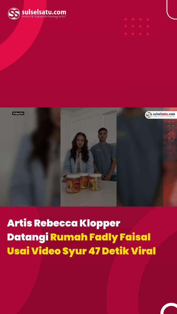 VIDEO: Artis Rebecca Klopper Datangi Rumah Fadly Faisal Usai Video Syur 47  Detik Viral